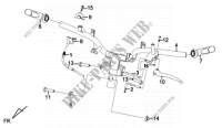 CABLE SWITCH HANDLE LEAVER voor SYM ALLO GT 50 (25 KMH) (AJ05W9-NL) (L3-L4) 2013