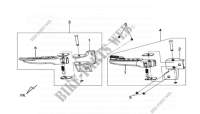 RECHTS LINKER VOETSTEUNEN voor SYM MIO 50 (45 KMH) (HU05WAZ1-6) (L2) 2012