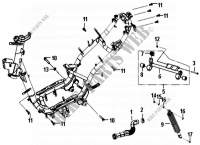 FRAME BODY   ENGINE HANGER voor SYM CROX 50 (AE05W6-RU) (L4-L5) 2014