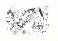 FRAME BODY   ENGINE HANGER voor SYM ORBIT III 50 (XE05W2-EU) (E5) (M1) 2021