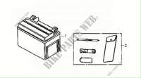BATTERY   TOOL BOX voor SYM SYMPHONY 50 (XF05W1-IT) (E5) (M1) 2021
