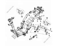 FRAME BODY   ENGINE HANGER voor SYM SYMPHONY SR 50 (AZ05W8-NL) (L8) 2018