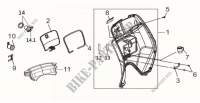 UNDER SEAT BOX voor SYM MIO 115 (FS11W1-EU) (L7-M0) 2020