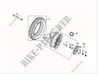 VOORWIEL voor SYM FIDDLE IV 125 LC ABS (XG12WW-EU) (M0) 2020