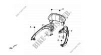 RECHTS LINKER ACHTERDRAGER voor SYM GTS 125I ABS (LN12W5-EU) (L4) 2014
