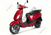 RED (R 010CA) voor SYM XS-125-K (MD12B2-E) 2010