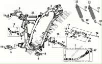 FRAME BODY   ENGINE HANGER voor SYM JET 14 125-XB1 (XC12WW-EU) (E4) (L7-M0) 2020