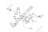 HANDLEBAR voor SYM FIDDLE II 50 (25 KMH) (NEW ENGINE) (AF05W1-6) (K9-L2) 2012