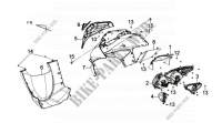 FRONT COVER ASSY voor SYM JOYRIDE 125 (LF12W-6) 2010