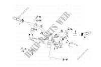 CABLE SWITCH HANDLE LEAVER voor SYM SYMPHONY SR 125 (AZ12W1-T) (L0-L5) 2010