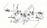 CABLE   SWITCH   HANDLE LEVER voor SYM ORBIT III 125 (XE12W2-EU) (E5) (M1) 2021
