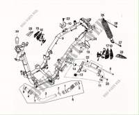 FRAMEBODY ENGINEHANGER voor SYM SYMPHONY S (XB12W1-EU) (L4) 2014