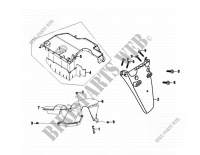 ACHTER SPATBORD / ACHTER BINNEN SPATBORD voor SYM FNX 125 (GC12G2-EU) (E5) (M1) 2021