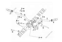 CABLE SWITCH HANDLE LEAVER voor SYM FIDDLE II 50 (45 KMH) (AF05W-6) (K9-L2) 2012