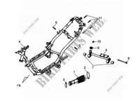 FRAME BODY COMP   MOTOR HANGER LINK voor SYM SYMPLY 150 (AV15W1-5) (L1) 2021