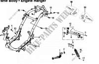 FRAME BODY   ENGINE HANGER voor SYM FIDDLE III 200I (XA20W1-EU) (L6) 2016