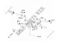 CABLE SWITCH HANDLE LEAVER voor SYM QUAD LANDER 250 (UA25A-6) (K5-K7) 2005