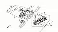 LINKER CARTERDEKSEL voor SYM GTS 300I ABS (LN30W5-EU) (L4) 2014