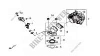 INLAATLEIDING voor SYM GTS 300I ABS (LN30W5-FR) (L4) 2014