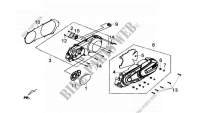 LINKER CARTERDEKSEL voor SYM GTS 300I ABS (LN30W5-FR) (L4) 2014