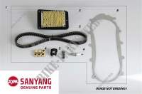 SERVICE KIT   ONDERDELEN GTS 300 EFI voor SYM GTS 300I ABS (LN30W5-FR) (L4) 2014