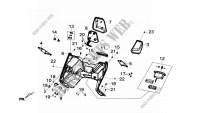 UNDER SEAT BOX voor SYM GTS 300I ABS (LN30W5-FR) (L4) 2014