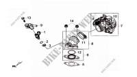 INLAATLEIDING voor SYM GTS 300I ABS (LN30W6-FR) (L3) 2013