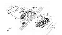 LINKER CARTERDEKSEL voor SYM GTS 300I ABS (LN30W8-EU) (L4) 2014