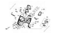 UNDER SEAT BOX voor SYM GTS 300I ABS (LN30W8-EU) (L4) 2014