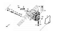 ACHTER CRANK CASE COVER COMP. voor SYM GTS 300I ABS (LN30W8-FR) (L5) 2015