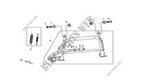 MIDDENSTANDAARD voor SYM MAXSYM 400 EFI ABS (LX40A2-6) (L2-L4) 2014