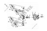 SCHOKOPHANGING LINKS VOOR voor SYM QUAD RAIDER 600 LE (UA60A2-F) (FRANCE)(CHASS LONG) (L0) 2010