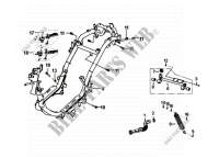 FRAME BODY   ENGINE HANGER voor SYM MAXSYM 400 EFI ABS (LX40A2-6) (L2-L4) 2012