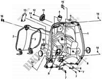 UNDER SEAT BOX voor SYM FIDDLE IV 125 LC ABS (XG12WW-EU) (M0) 2020