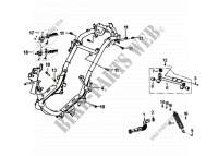 FRAME BODY   ENGINE HANGER voor SYM GTS 300I ABS SPORT (LN30WA-EU) (E4) (L7-M0) 2017