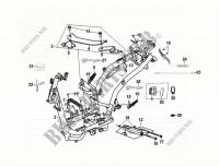 FRAME BODY   ENGINE HANGER voor SYM GTS 125 I (LN12W7H-EU) (L5) 2015