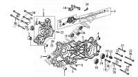 MOTORBEHUIZINGEN voor SYM JET EURO X 50 (BL05W6-6) (BC ENGINE) 2003